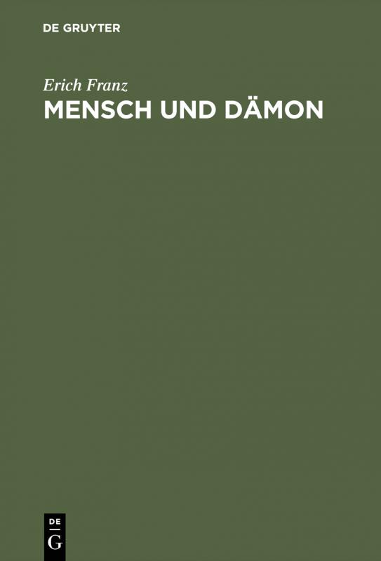 Cover-Bild Mensch und Dämon