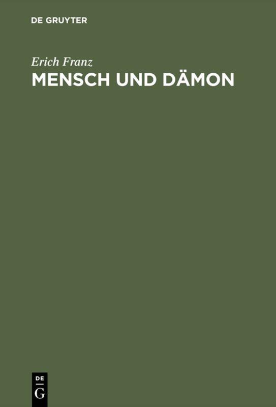 Cover-Bild Mensch und Dämon