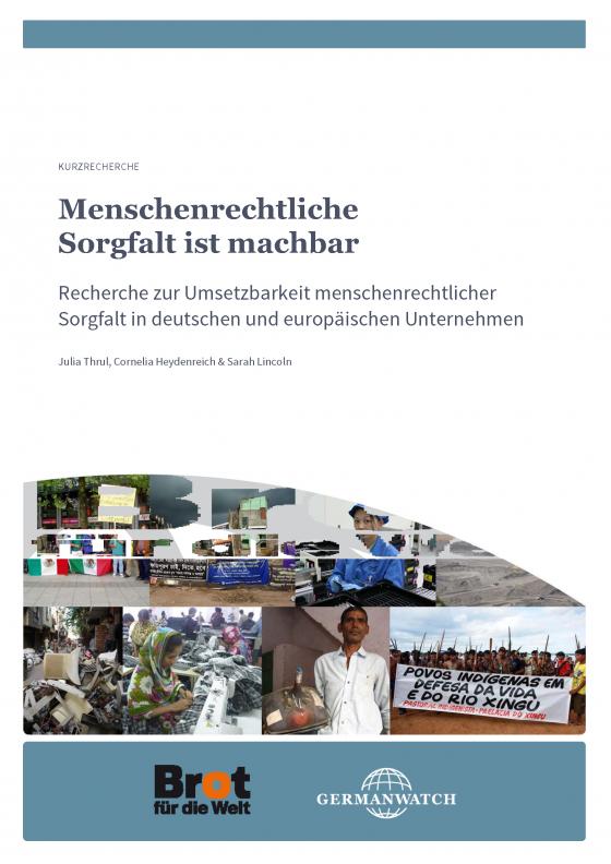 Cover-Bild Menschenrechtliche Sorgfalt ist machbar