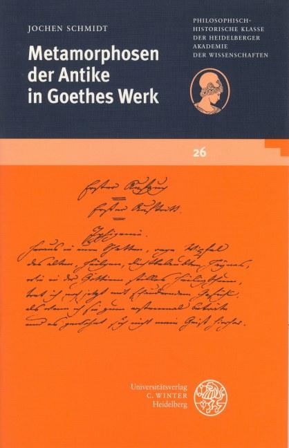 Cover-Bild Metamorphosen der Antike in Goethes Werk