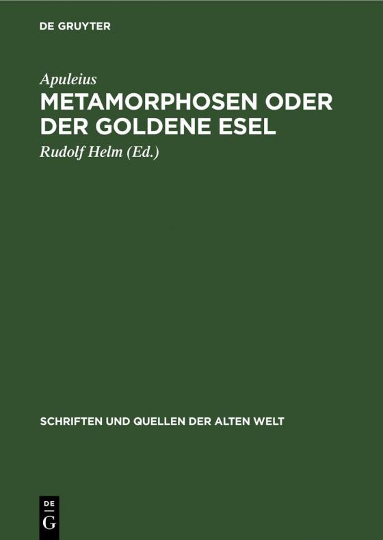 Cover-Bild Metamorphosen oder der Goldene Esel