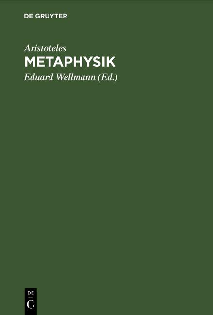 Cover-Bild Metaphysik