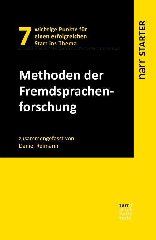 Cover-Bild Methoden der Fremdsprachenforschung