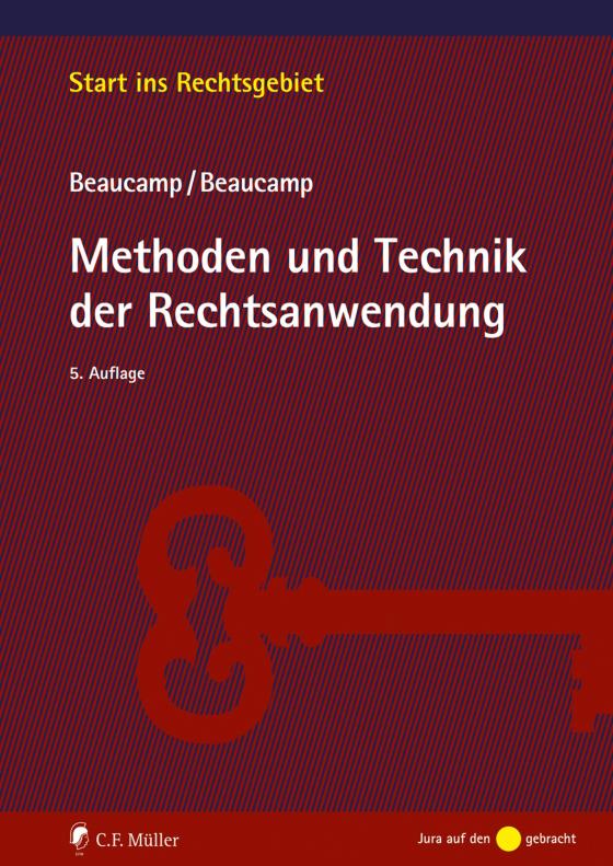 Cover-Bild Methoden und Technik der Rechtsanwendung