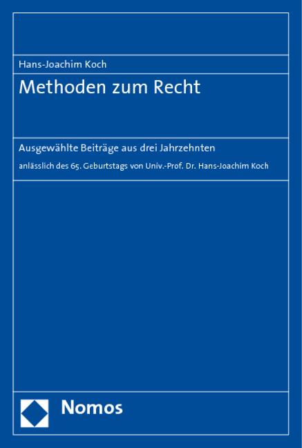 Cover-Bild Methoden zum Recht