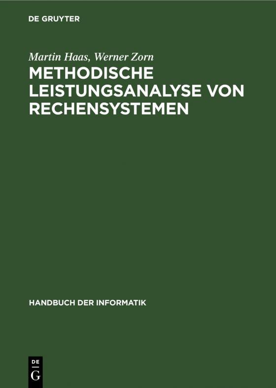 Cover-Bild Methodische Leistungsanalyse von Rechensystemen