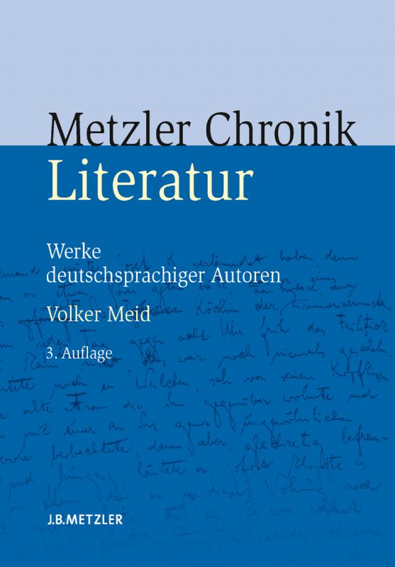 Cover-Bild Metzler Literatur Chronik