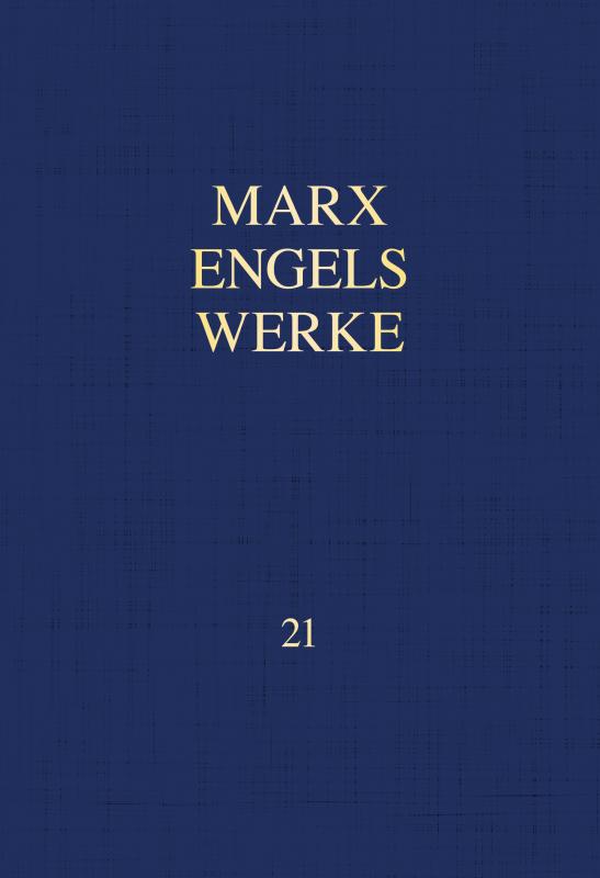 Cover-Bild MEW / Marx-Engels-Werke Band 21