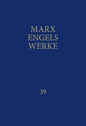 Cover-Bild MEW / Marx-Engels-Werke Band 39