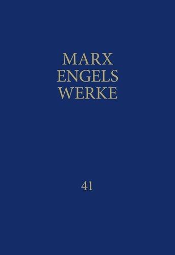 Cover-Bild MEW / Marx-Engels-Werke Band 41