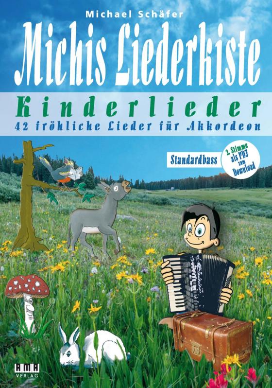 Cover-Bild Michis Liederkiste: Kinderlieder für Akkordeon (Standardbass)