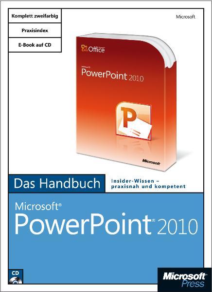 Cover-Bild Microsoft PowerPoint 2010 - Das Handbuch
