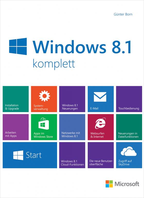 Cover-Bild Microsoft Windows 8.1 komplett