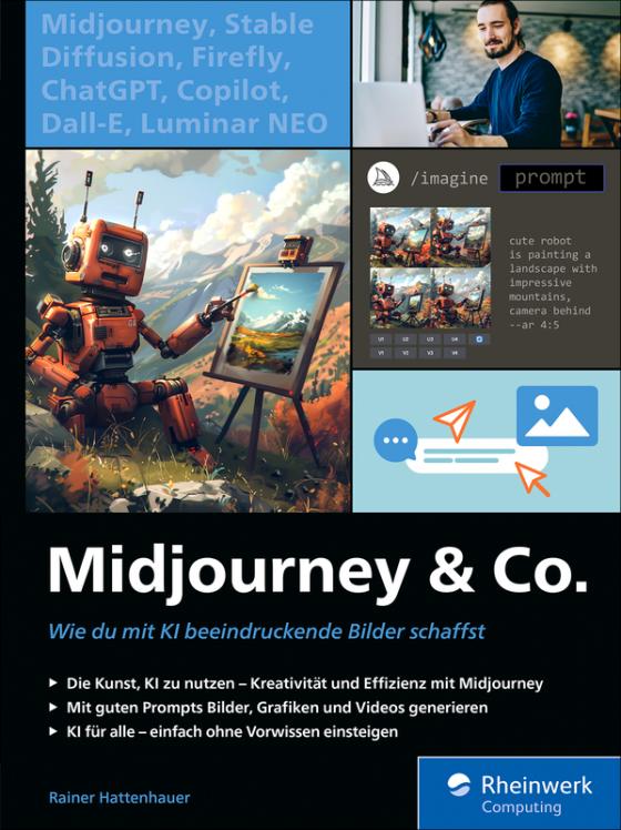 Cover-Bild Midjourney u. Co.