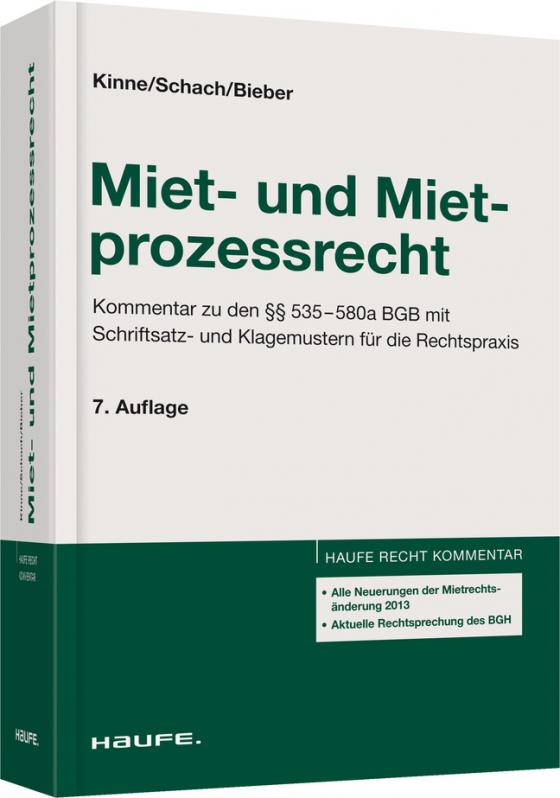 Cover-Bild Miet- und Mietprozessrecht