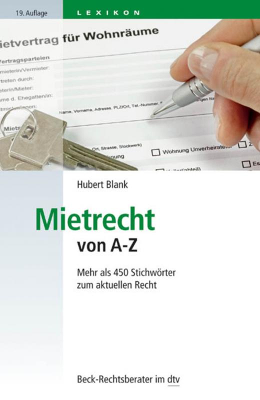 Cover-Bild Mietrecht von A-Z