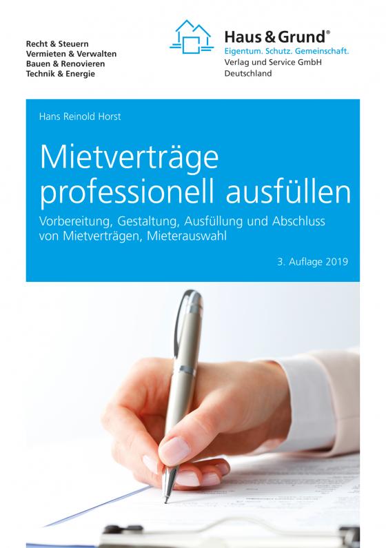 Cover-Bild Mietverträge professionell ausfüllen