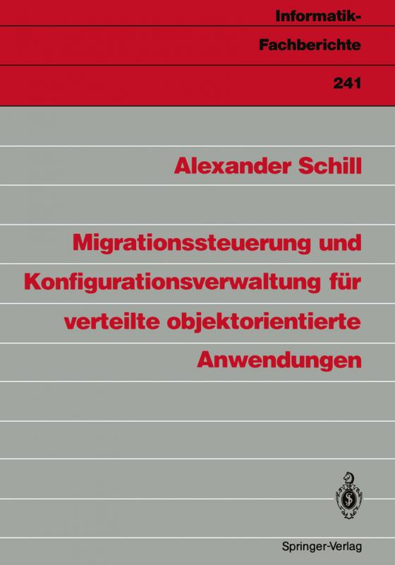 Cover-Bild Migrationssteuerung und Konfigurationsverwaltung für verteilte objektorientierte Anwendungen