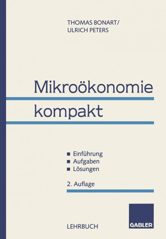 Cover-Bild Mikroökonomie kompakt