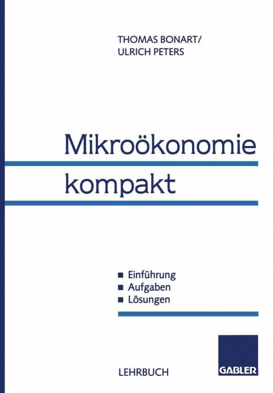 Cover-Bild Mikroökonomie kompakt