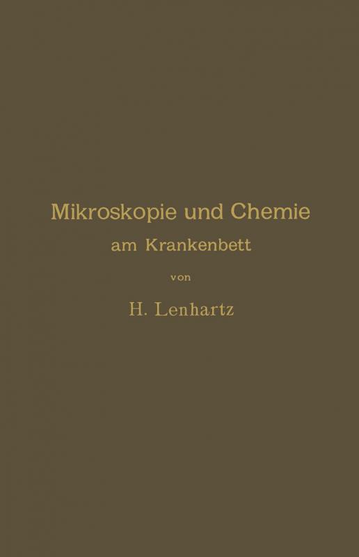 Cover-Bild Mikroskopie und Chemie am Krankenbett