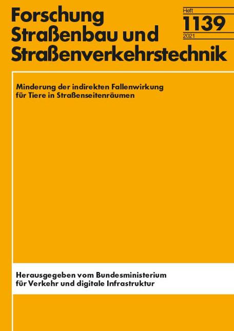 Cover-Bild Minderung der indirekten Fallenwirkung für Tiere in Straßenseitenräumen