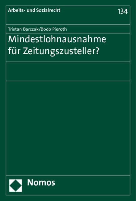 Cover-Bild Mindestlohnausnahme für Zeitungszusteller?