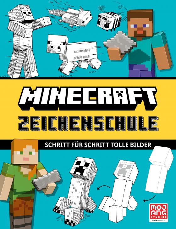 Cover-Bild Minecraft Zeichenschule. Schritt für Schritt tolle Bilder