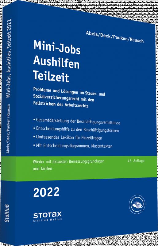 Cover-Bild Mini-Jobs, Aushilfen, Teilzeit 2022
