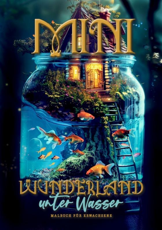 Cover-Bild Mini Wunderland unter Wasser Malbuch für Erwachsene