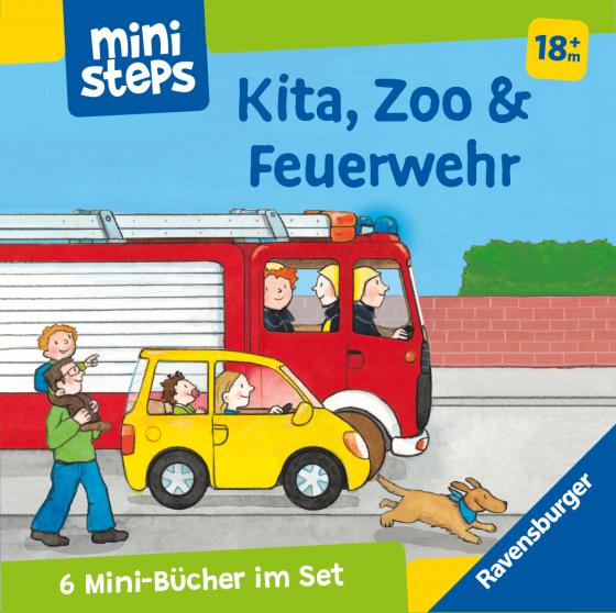 Cover-Bild ministeps: Mein erster Bücher-Würfel: Kita, Zoo und Feuerwehr (Bücher-Set)