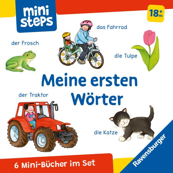 Cover-Bild ministeps: Mein erster Bücher-Würfel: Meine ersten Wörter (Bücher-Set)