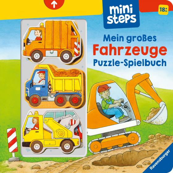 Cover-Bild ministeps: Mein großes Fahrzeuge Puzzle-Spielbuch