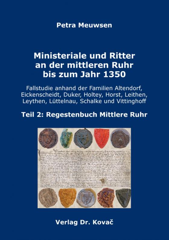 Cover-Bild Ministeriale und Ritter an der mittleren Ruhr bis zum Jahr 1350