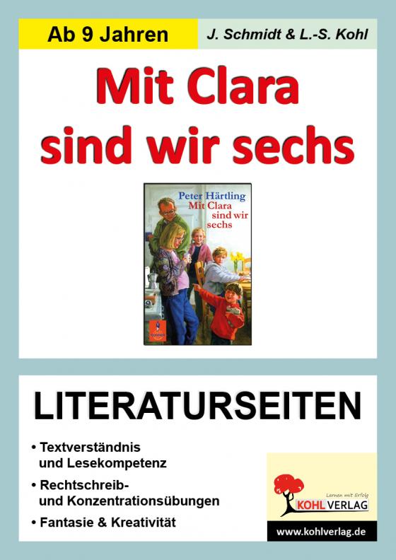 Cover-Bild Mit Clara sind wir sechs - Literaturseiten