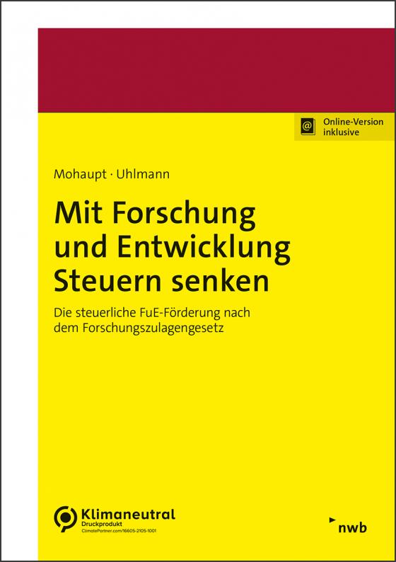 Cover-Bild Mit Forschung und Entwicklung Steuern senken