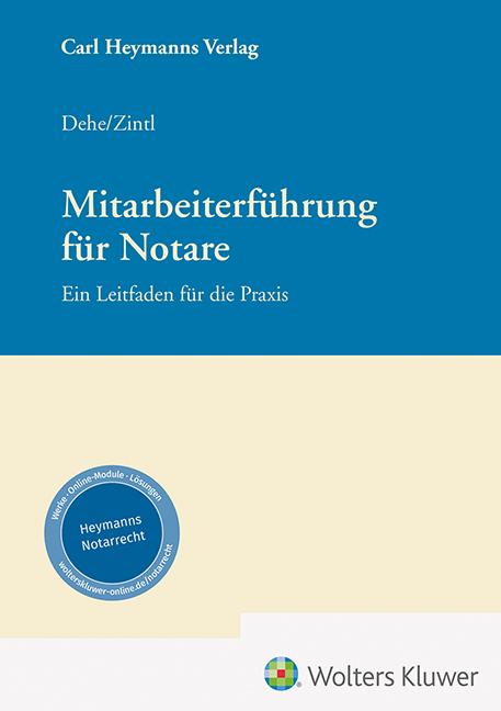 Cover-Bild Mitarbeiterführung für Notare