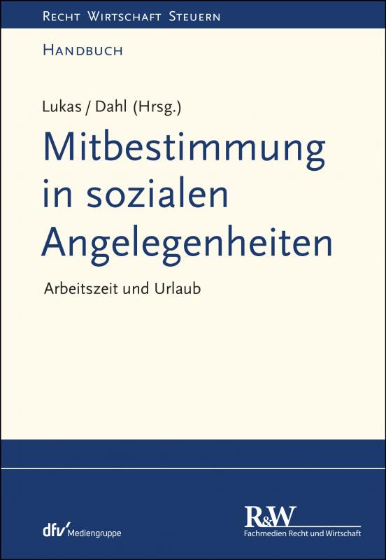 Cover-Bild Mitbestimmung in sozialen Angelegenheiten, Band 1