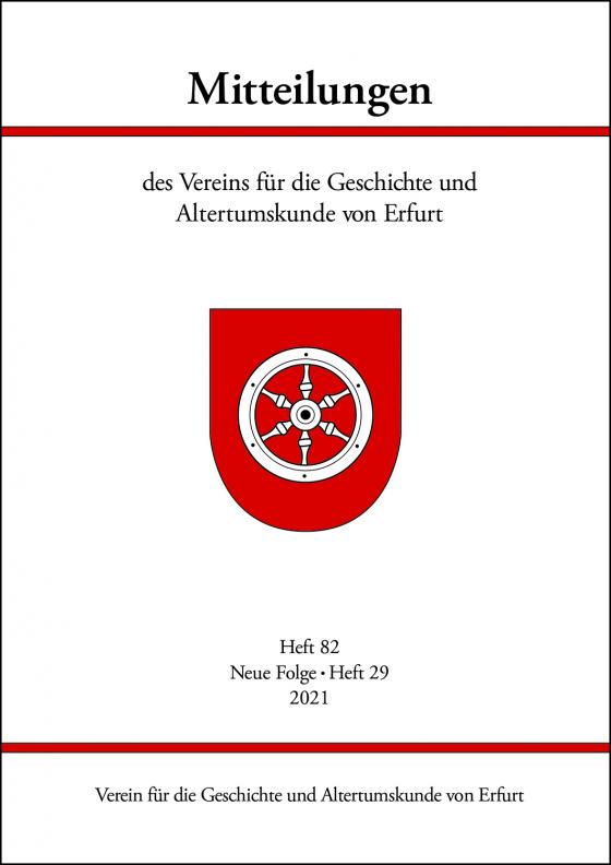 Cover-Bild Mitteilungen des Vereins für die Geschichte und Altertumskunde von Erfurt