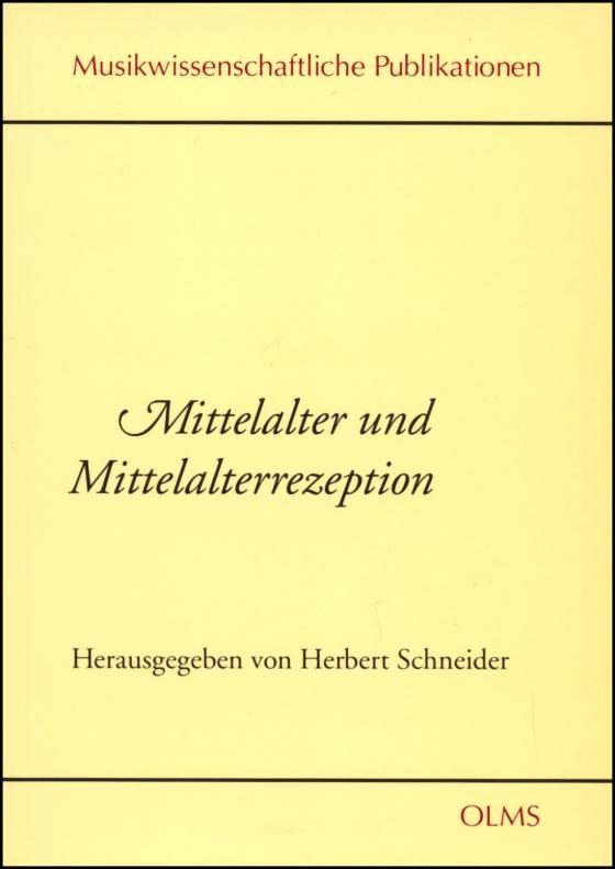 Cover-Bild Mittelalter und Mittelalterrezeption