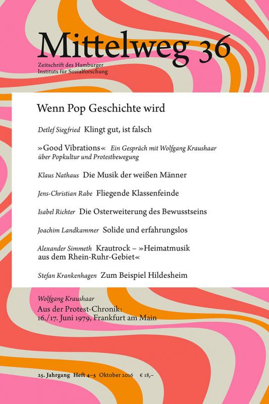 Cover-Bild Mittelweg 36. Zeitschrift des Hamburger Instituts für Sozialforschung