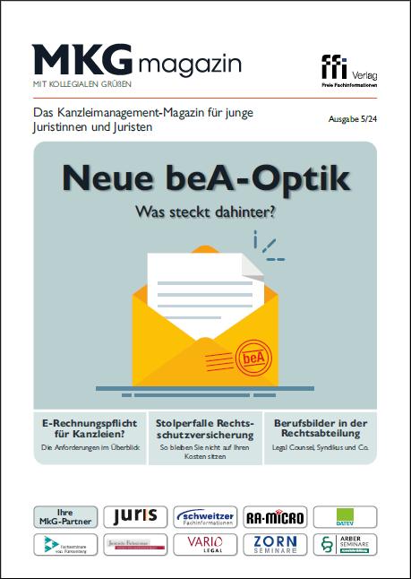 Cover-Bild MkG-Fachinfomagazin Ausgabe 05/24