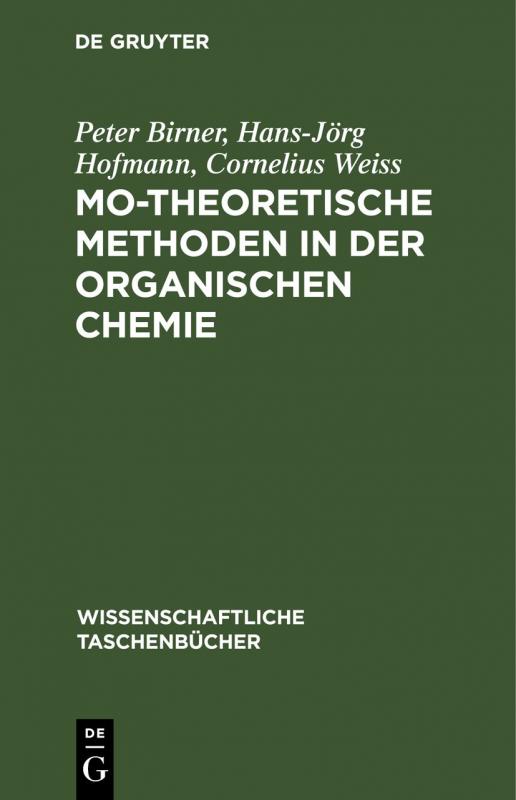 Cover-Bild MO-theoretische Methoden in der organischen Chemie