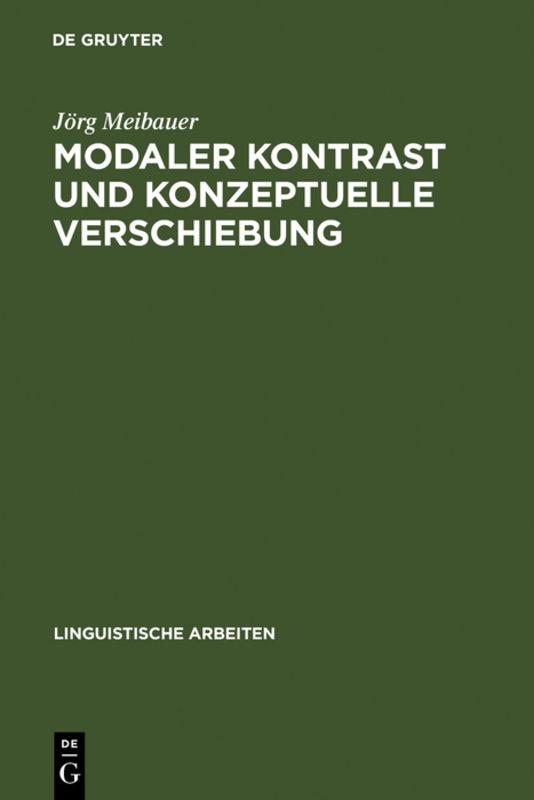 Cover-Bild Modaler Kontrast und konzeptuelle Verschiebung