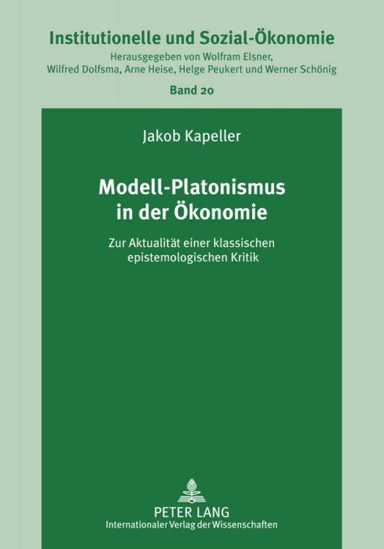 Cover-Bild Modell-Platonismus in der Ökonomie