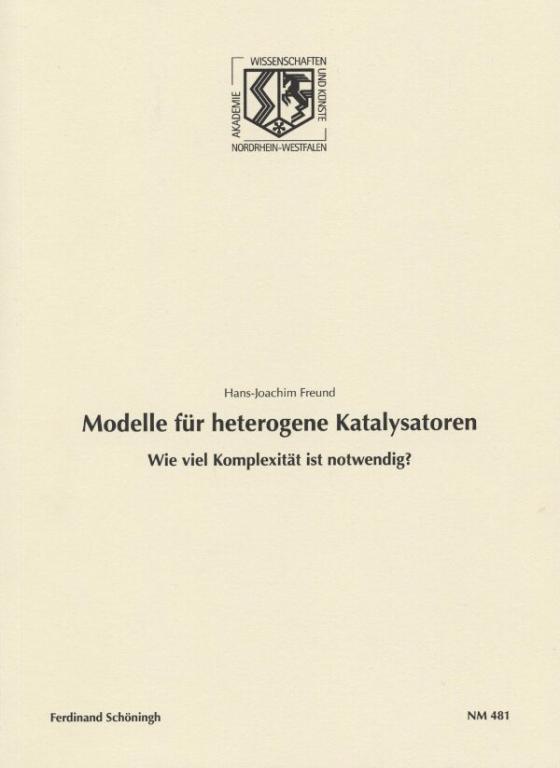 Cover-Bild Modelle für heterogene Katalysatoren