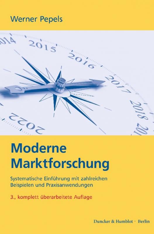 Cover-Bild Moderne Marktforschung.