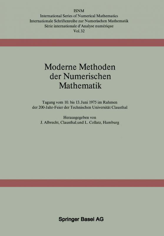 Cover-Bild Moderne Methoden der Numerischen Mathematik