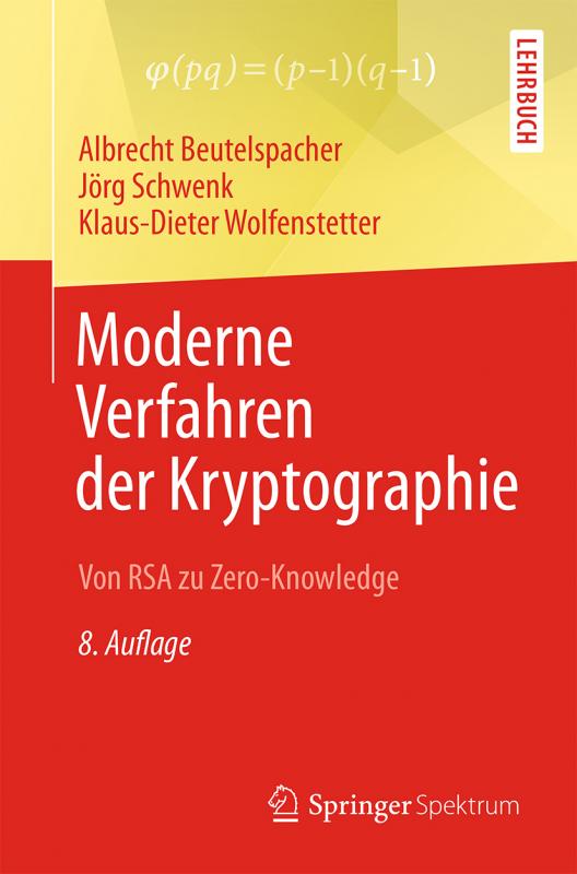 Cover-Bild Moderne Verfahren der Kryptographie