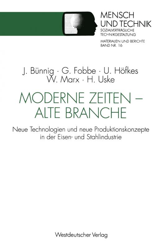 Cover-Bild Moderne Zeiten — alte Branche